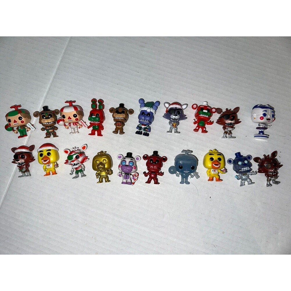 lot of 20 FNAF Five Nights of Freddy funko pop mini Christmas Edition Figures